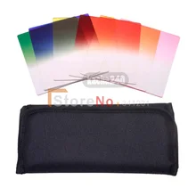 Продвижение 6 шт. Постепенное красный розовый зеленый оранжевый цвет желтый, синий; размеры 34–43 фильтр+ 6 слотов фильтр сумка для Cokin P