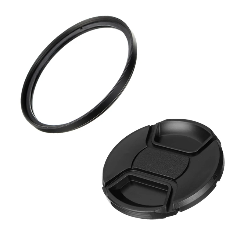 

52mm UV Filter + Lens Cap For Sony For Nikon D7000 D5200 D5100 D5000 D3200 D3100 D3000 for Canon EOS 400D 550D 500D 600D 1100D