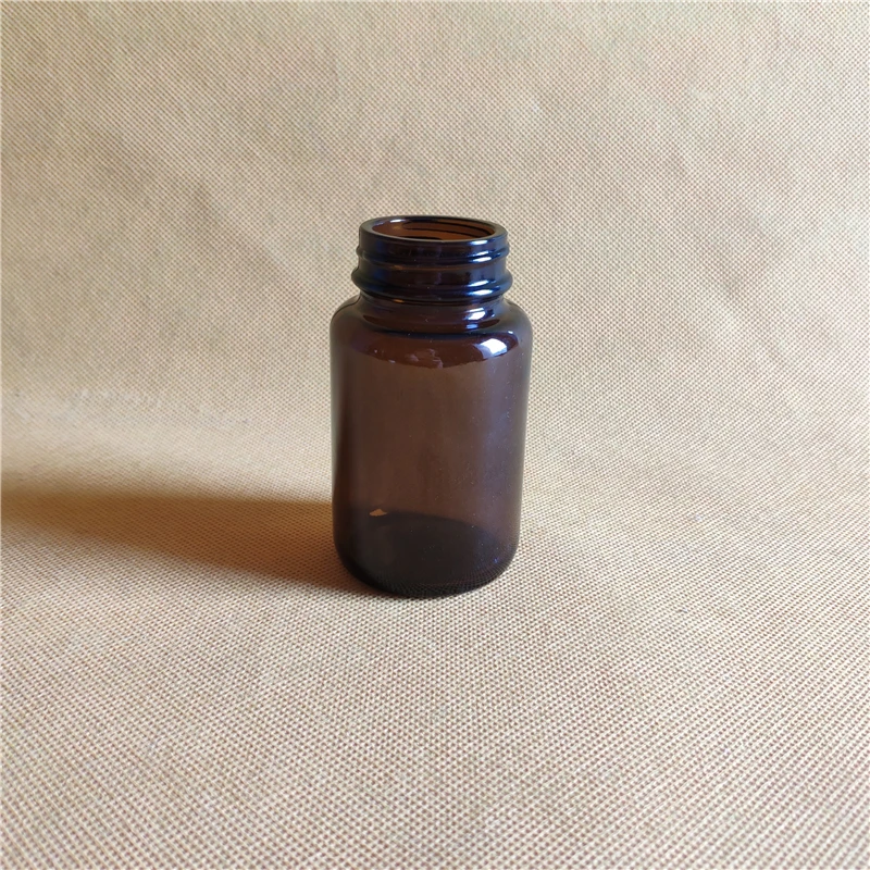 120 мл коричневый стакан с широким горлышком реагент бутылка Химический реагент бутылка коричневый стеклянная бутылка для образцов