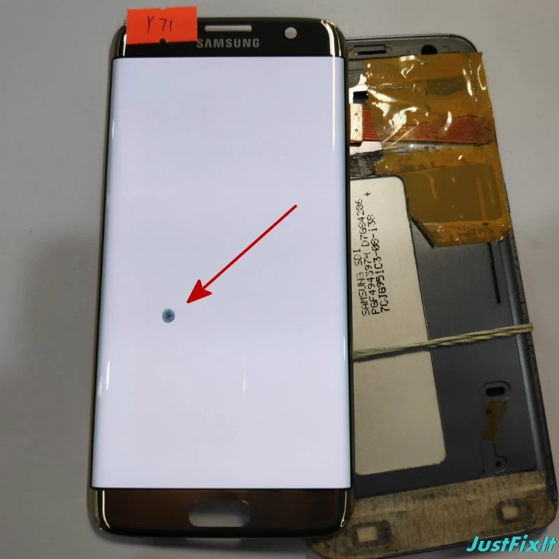 

NO.y71 Original Super AMOLED For Samsung Galaxy S7 Edge G935F Defect Lcd Display With Touch Screen Digitizer 5.5'' Gold