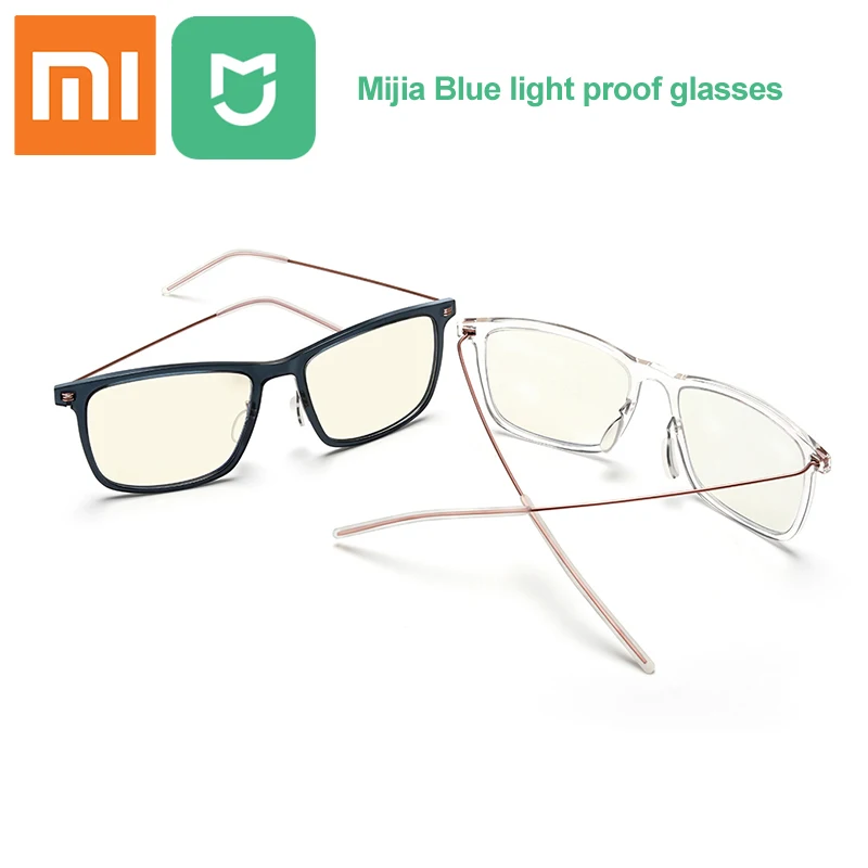 Xiaomi Mijia синие светящиеся очки Pro Детские против голубого излучения
