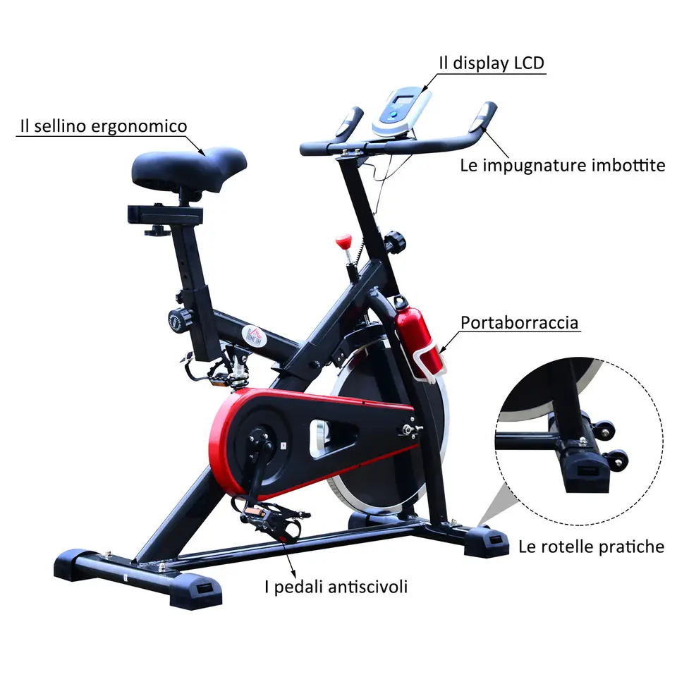 homcom exercise bike