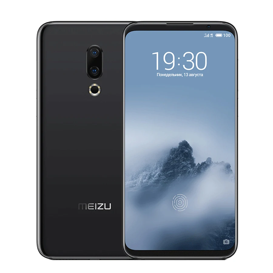 Meizu 16th глобальной прошивки 6 ГБ 64 M882Q Восьмиядерный процессор Snapdragon 845 экран 2160x1080P