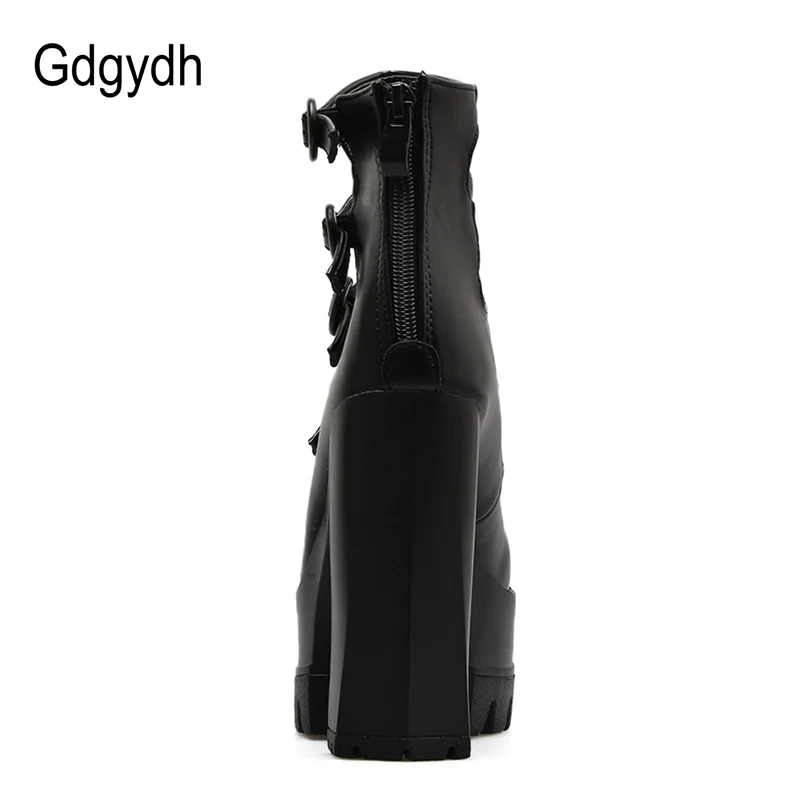 Gdgydh/Демисезонная обувь на платформе Женские тонкие туфли толстом каблуке