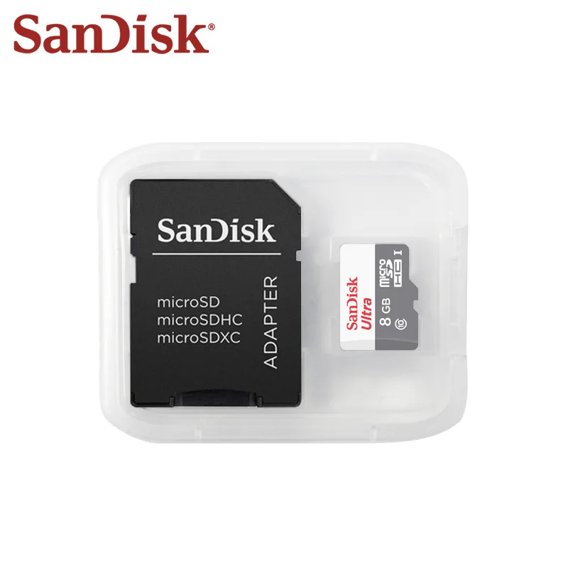 Sandisk Ultra Micro SD карта класс 10 32 гб оригинальная sandisk карта памяти белый серый 8 гб TF карта C10 флэш-карта для смартфона