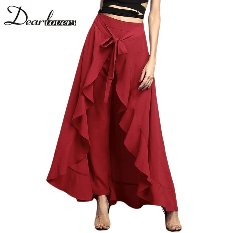 Burgundy-Chiffon-Tie-Waist-Ruffle-Palazzo-Pants-LC77034-3-23809_