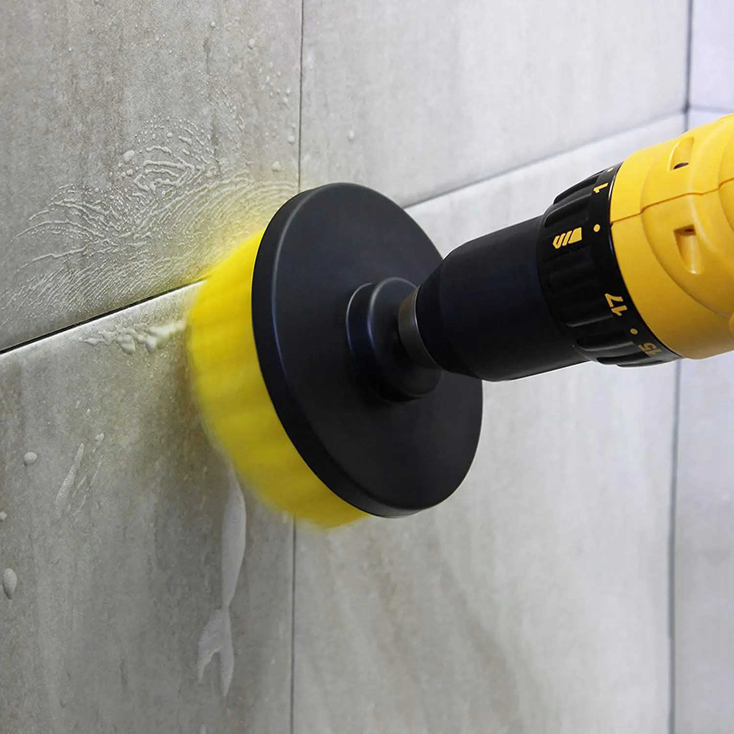 

Drill brush All purpose Cleaner Scrubbing Brushes for Bathroom surface Grout Tile Tub Shower Kitchen Auto