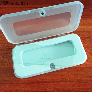 

Calibration Ruler Measuring Ruler Microscope Measurement Micro Ruler 1 DIV-0.01mm Length 1mm Micro Tick Physical Experiment