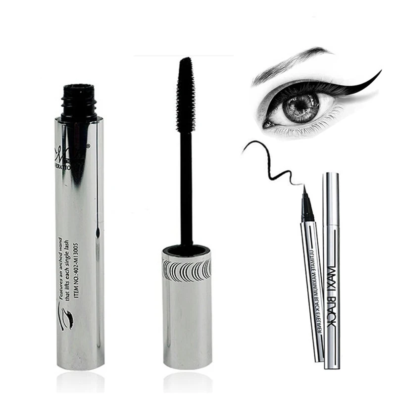 2017 Brand New Eye Mascara Makeup Long Eyelash Silicone Brush Curving