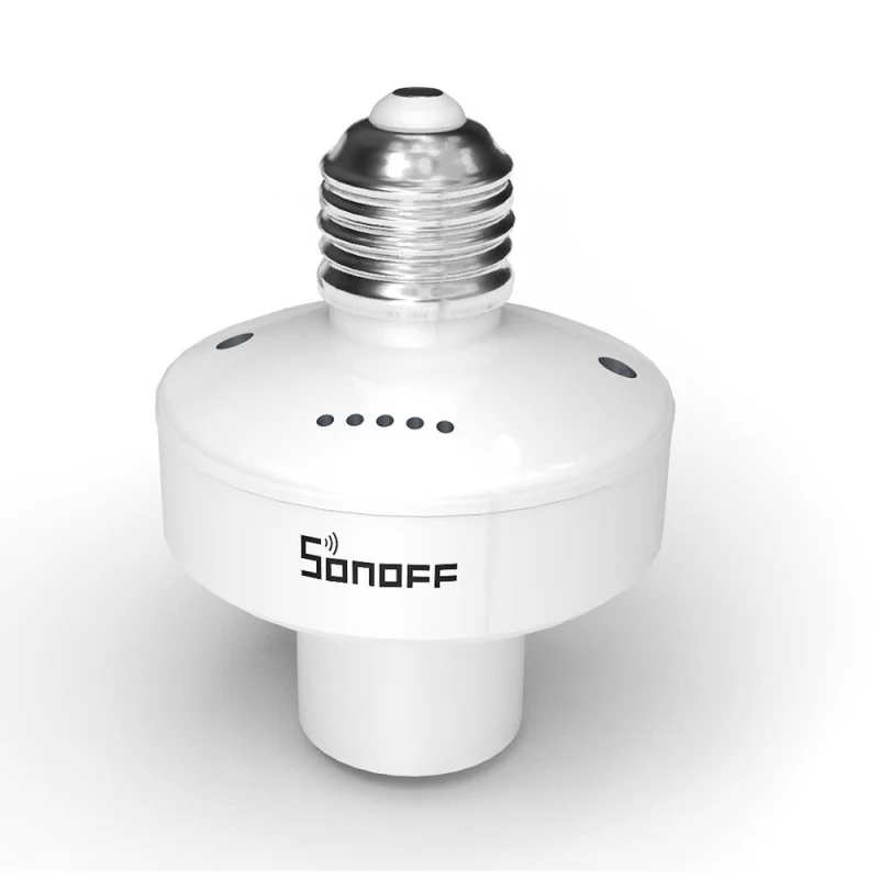 E27 Sonoff Универсальный R2 RF 433MHz Wifi умный держатель света WiFi лампочки поддержка