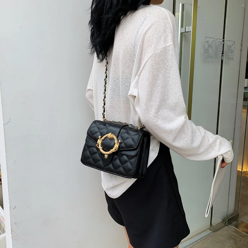 

Famous Brand Bag For Women 2019 Luxury Handbags Women Bags Designer PU Leather Black Yellow White Female Shoulder Crossbody Bag