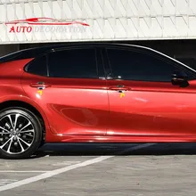 Для Toyota Camry XV70 автомобильный Стайлинг внешние аксессуары ABS Хромированная Автомобильная дверная ручка крышка чаши отделка 4 шт