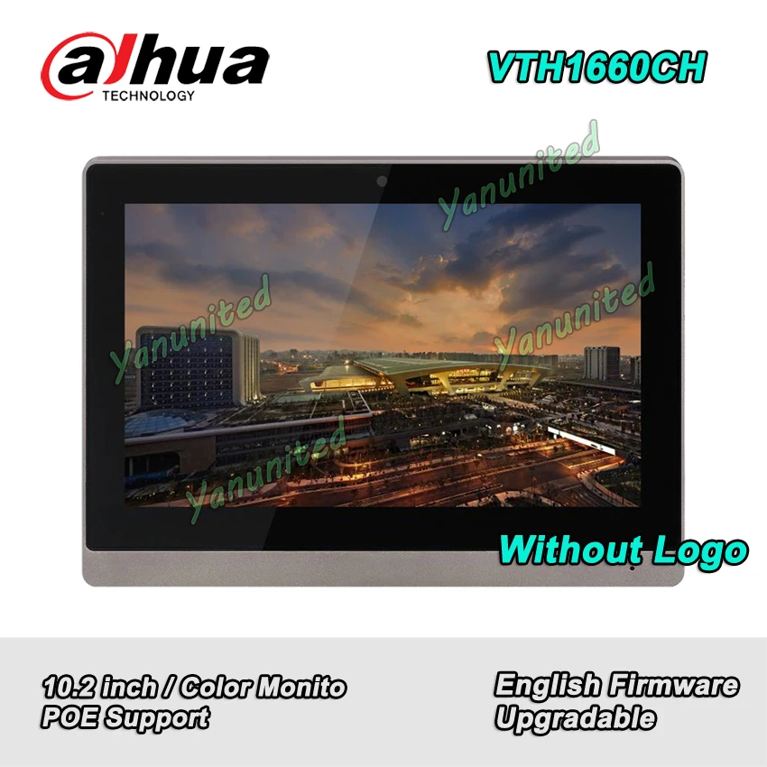 Оригинальная английская версия VTH1660CH Цвет Monito IP Крытый монитор 10-дюймовый цветной внутренний монитор без логотипа VTH1660CH