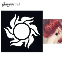 1 шт трафарет для татуировки хной солнце картина сексуальные женщины сделай сам ручная Татуировка шаблон дизайн продукта маленький трафарет для татуировки хной для краски тела G68