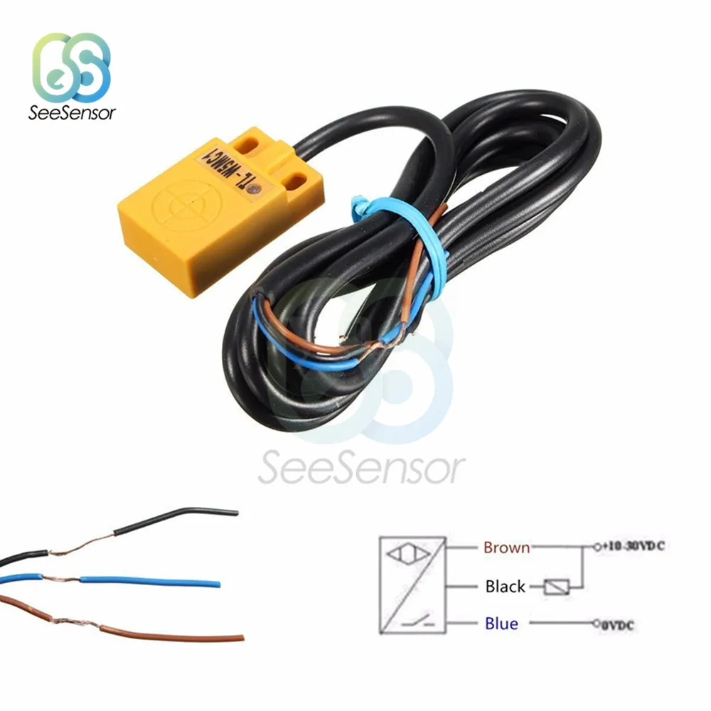 

TL-W5MC1 5mm 3-Wire Inductive Proximity Sensor Detection Switch Inductance Sensor NPN DC 6-36V