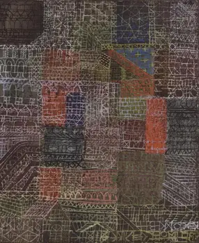 

High quality Oil painting Canvas Reproductions Structural II (1924) by Paul Klee Painting hand painted