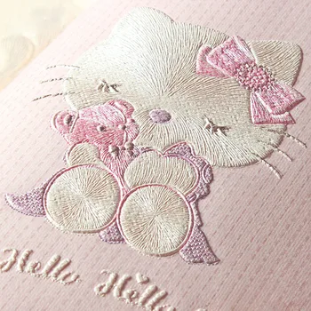 

Korean Style Non-woven Fabric Stereoscopic Relief Wallpaper Cat Cartoon Princess Room Children's Room Boy Girl Bedroom Wallpaper