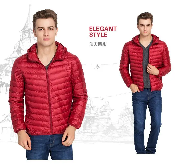 rab coat NewBang Brand Feather Parka Men Duck Down Jacket Ultra Light Down Jacket Men's Portable Warm Windproof Coats Lightweight Jackets mens down jacket