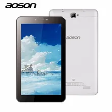 2G 3G Phone Call Aoson 7” S7 8GB Quad Core IPS Screen Google Android 5.1 Tablet PC Dual Camera Bluetooth 4.0 One Year Warranty