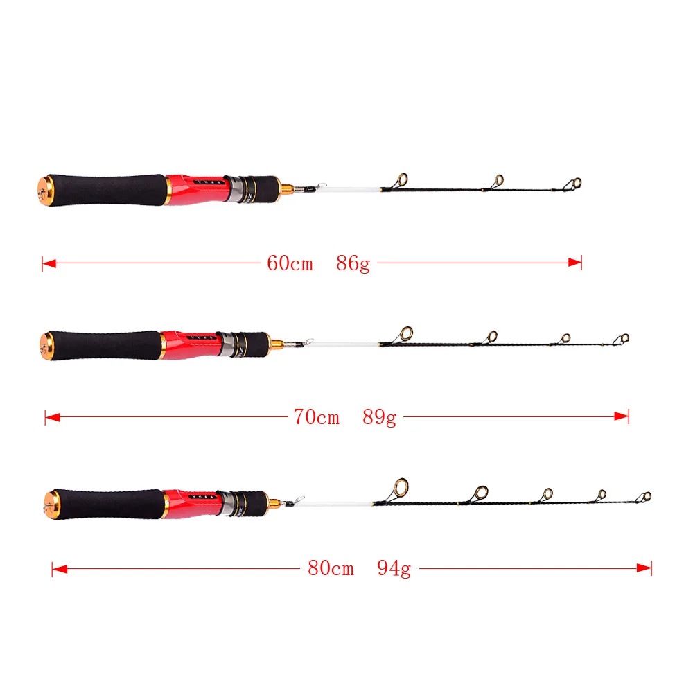 Buy 1PC Lightweight Ice Fishing Rod Fiberglass Winter