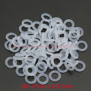 OD 17mm x CS 2mm translucent silicone oring o-ring washers gasket ring 0 5 inch through bore slip ring rotary joint slip ring connector id12 7mm od 54mm 6 circuits x 5a