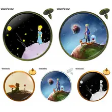 Для женщин, ручная работа, для девочек, Маленький принц, винтажный кабошон, цветной воротник, бронза/серебро/золото, клипсы, серьги-гвоздики