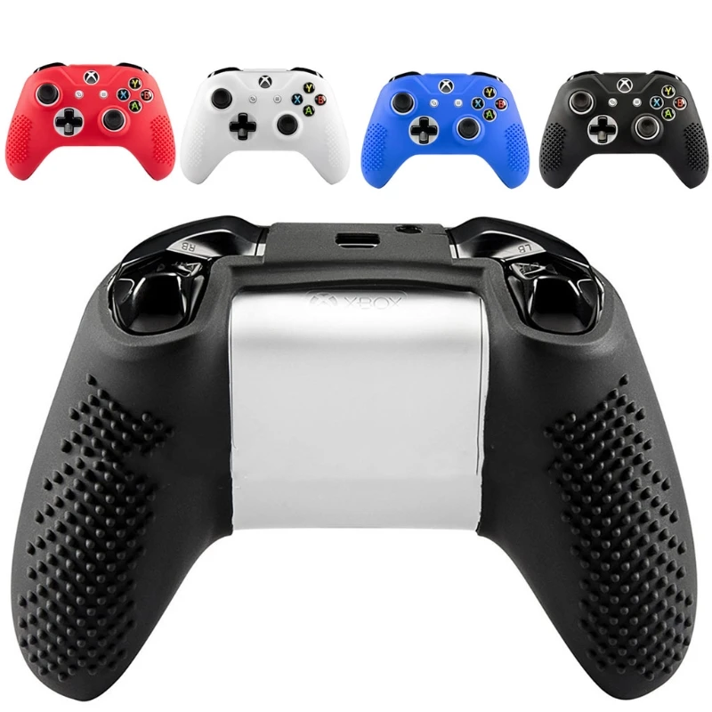 

Anti-Slip Silicone Cover Case 2 Joystick Caps For Xbox One S Slim / X Controller