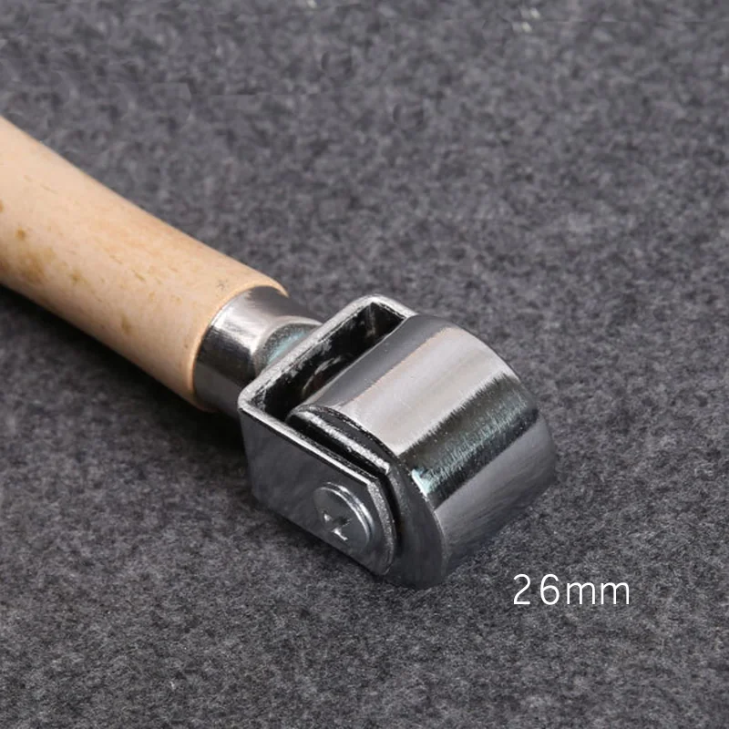 DIY 26 мм кожа клеевые края Ламинирующий валик ремесло DIY ручной работы складки инструмент для кожевенных ремесел ролик