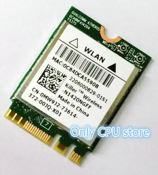 

For ALIENWARE 15 17 Killer N1420NGFF 802.11ac 867Mbps + Bluetooth 4.0 M.2/NGFF Card Better than Killer 1535 1525
