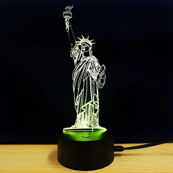 

USB Touch Switch Table Desk Light 3D Acrylic LED Night Light Lamp Acrylic Atmosphere Light for Home Office Best Gift