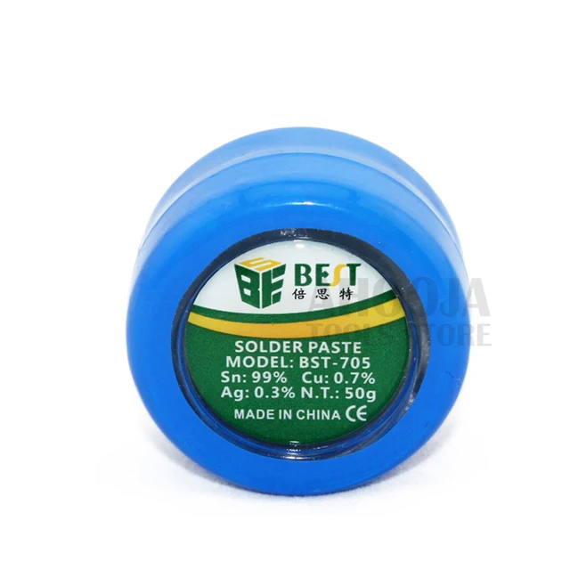 BST-705 500g fort sans argent adhésif avec la pâte de soudure de soudure de  flux de soudure d'étain d'argent