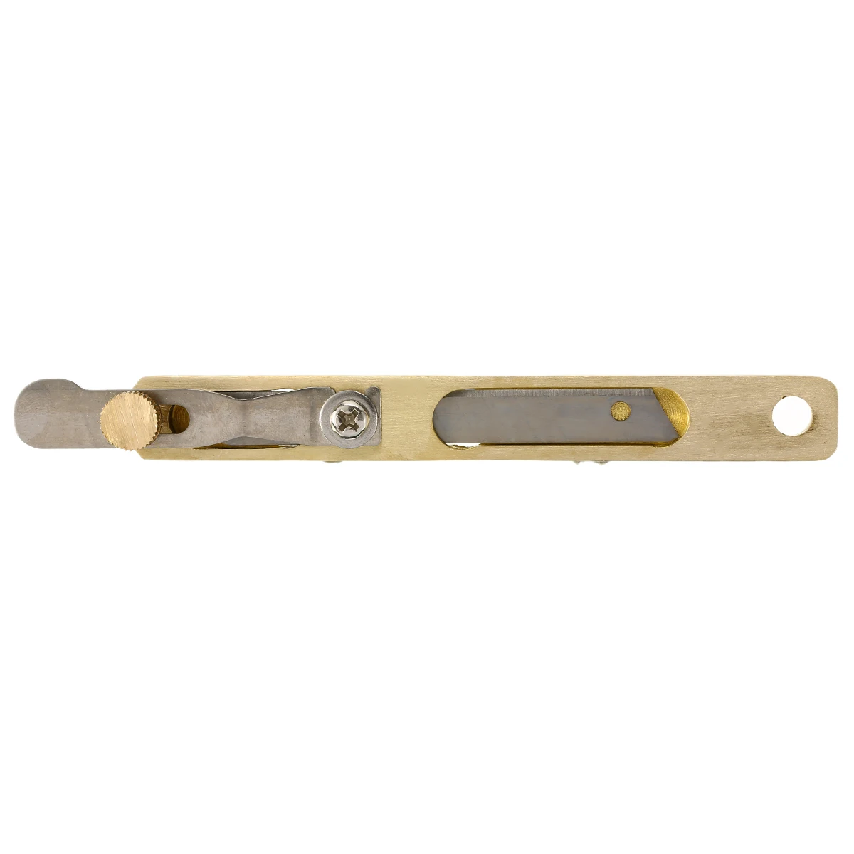 1pcs Leather Craft Tools DIY Incision Cutter Knife Copper Trimming Tool with Blade for Cutting Patchwork Fabric Splitter
