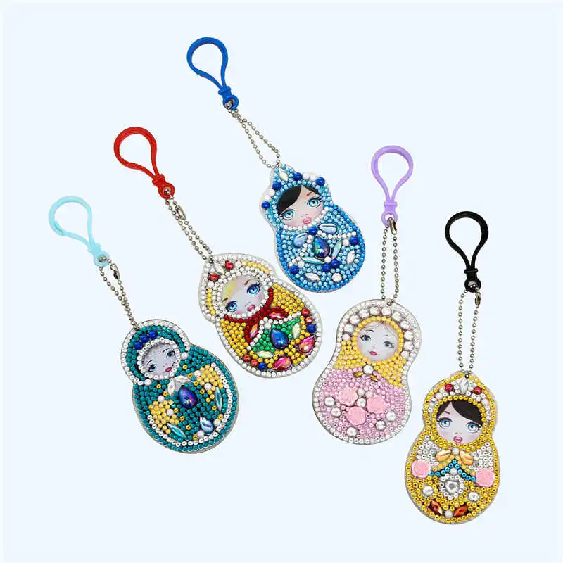 3-4-5-PCS-DIY-Special-Diamond-Shaped-Full-Diamond-Painting-Keyring-Keychains-Cross-Stitch-Embroidery (1)