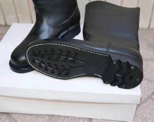 WWII GERMAN ARMY EM MILITARY LEATHER COMBAT OFFICER BOOTS