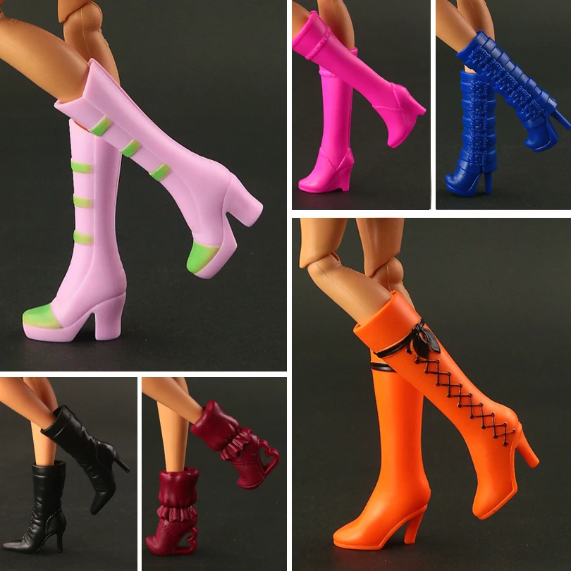 Новинка 2020 модные длинные ботинки обувь для куклы Барби аксессуары кукол разных