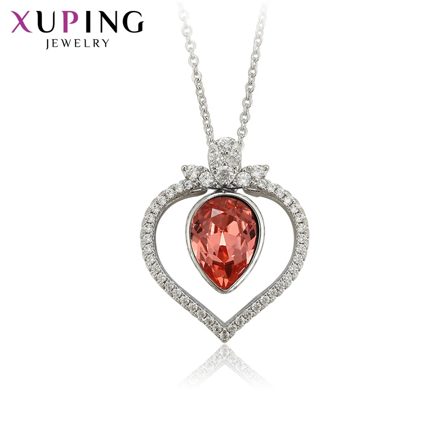 Xuping Jewelry Crystal Pendant Necklace of Exquisite European Style for Women Gifts A00624033 image_0