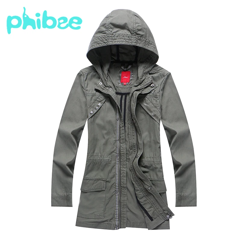 Phibee Girls Windbreaker Long Softshell Jacket Windproof Outdoor Sports Children Hiking Camping Clothing