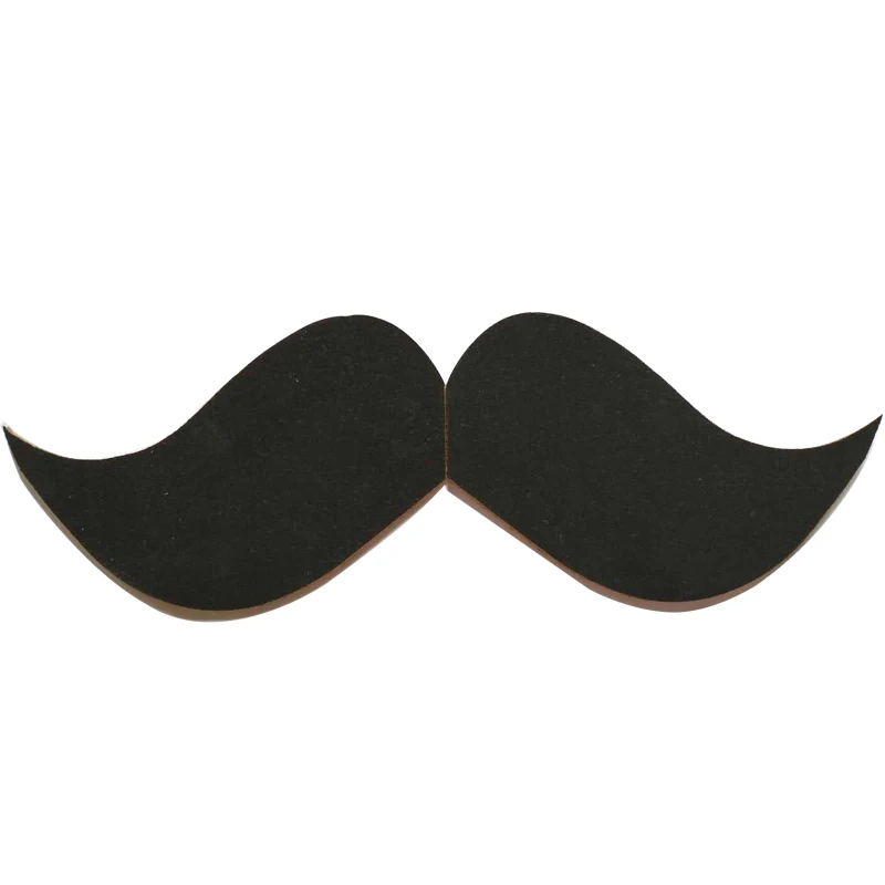 Black Fake Moustache Party DIY 2pcs Cork Board Bulletin Board Message Soft Wood Wall