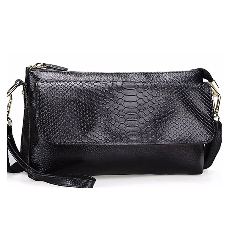 

2018 NEW Zipper opening female leather Vintage handbag purse retro square multi-function shoulder bag casual messenger bag