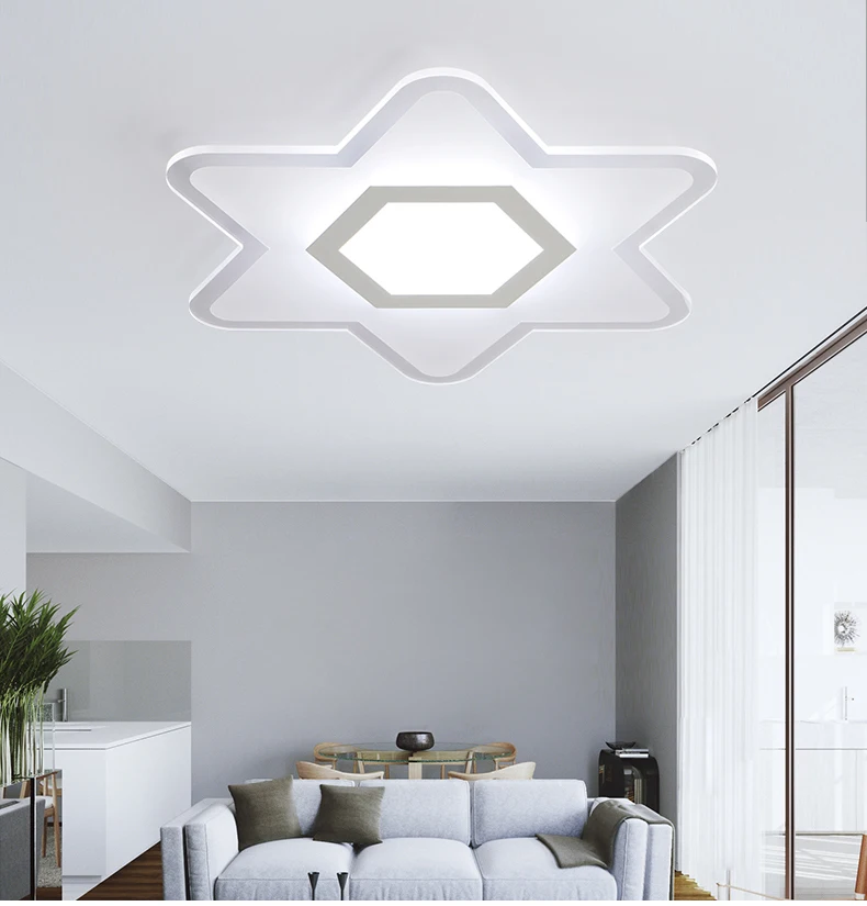 

2017 Hot Sale Modern Acrylic LED Ceiling Lighting Kid's Teen's Bedroom Flust Mount Light Lamp 96-220V Led Bedroom Lamp