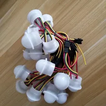 DHL EMS 100 шт./лот UCS1903 26 мм Диффузионные полный Цвет 3 светодиодный s 5050 SMD RGB Программируемый сменный ЖК-экран 12 V