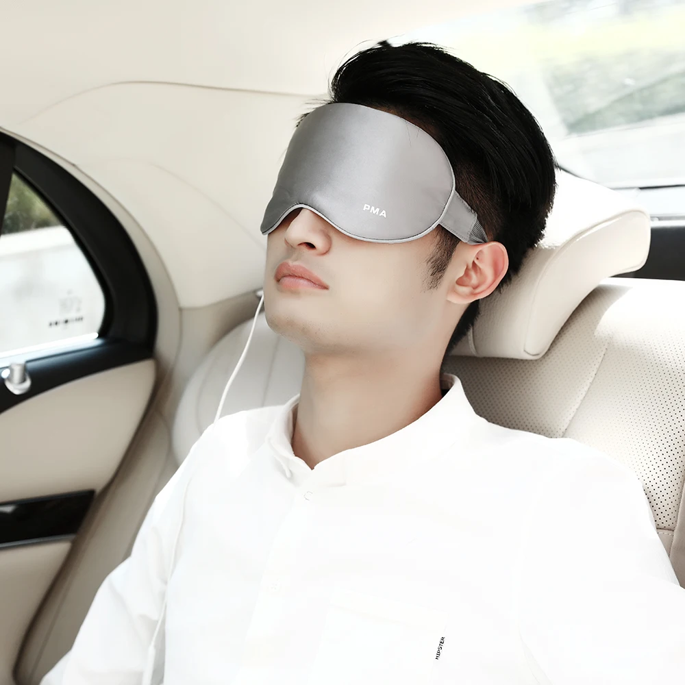Маска для глаз с подогревом сна графеновая Шелковая Маска для век с подогревом 3 уровня интеллектуальный контроль температуры повязка для глаз для отдыха в путешествии маска