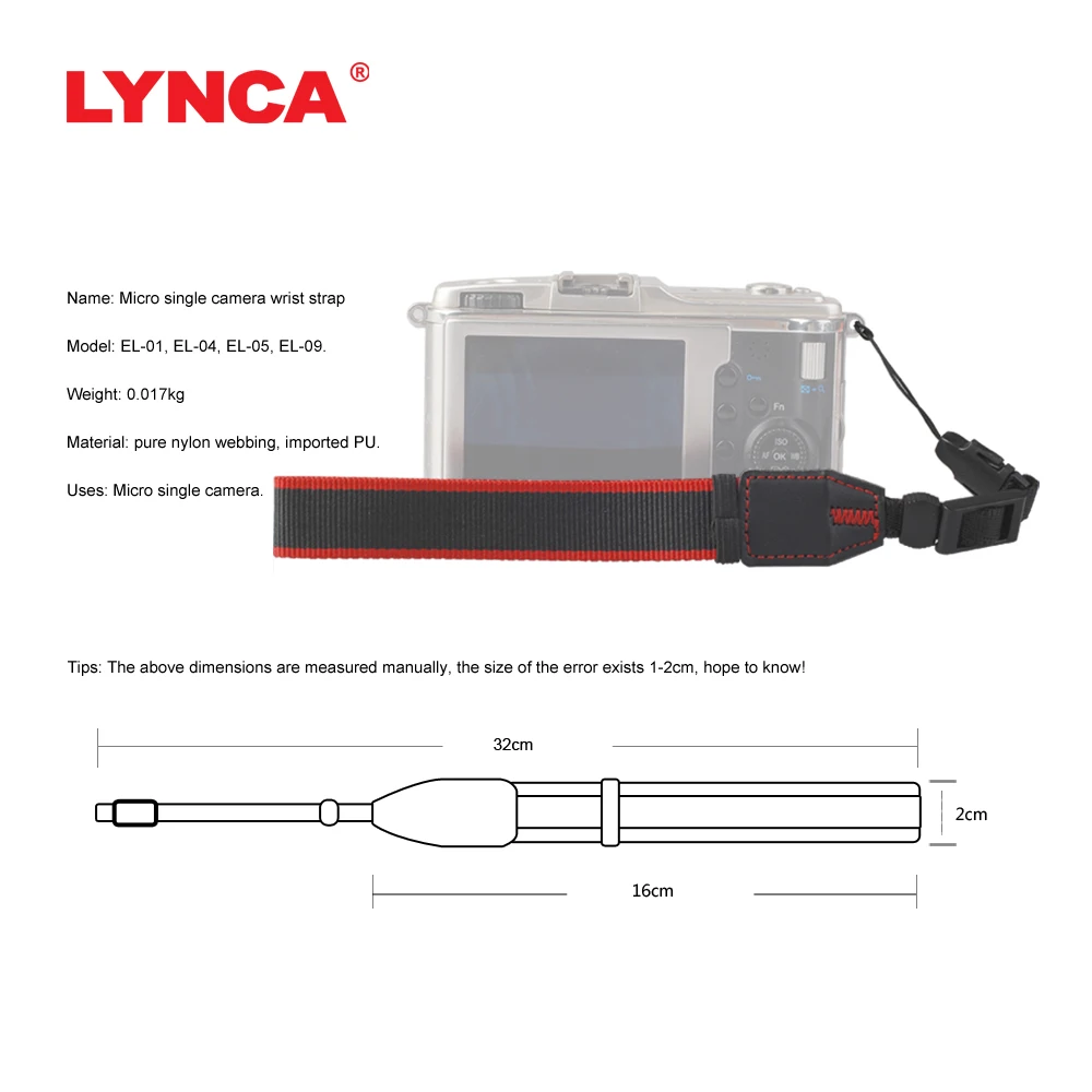 LYNCA нейлоновый ремешок на запястье для камеры Универсальный ремень для переноски камеры ремешок на запястье для sony/Lumix/Nikon/Canon