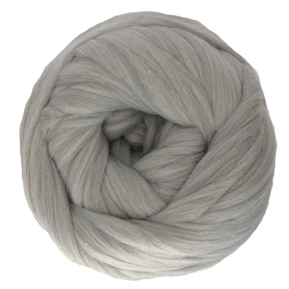 Cilected 1000G 2.2Lb/Ball Super Soft Chunky Wool Yarn Bulky Roving Yarn