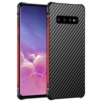

For Samsung S10 Plus Case Luxury Metal Bumper Shockproof Plastic Cover for Samsung Galaxy S10 Plus S10 Hard Armor Coque
