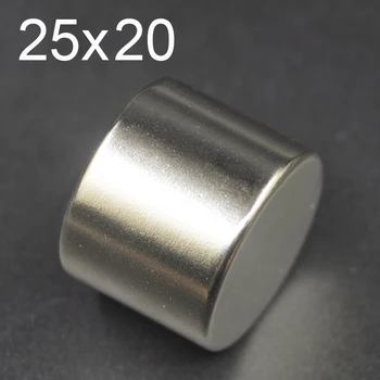 

1/2/5/10Pcs 25x20 Neodymium Magnet 25mm x 20mm N35 NdFeB Round Super Powerful Strong Permanent Magnetic imanes Disc 25x20