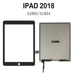 Экран Ремонт для iPad 9,7 2018 версия A1893 A1954 сенсорный экран дигитайзер панель и ЖК-дисплей для iPad 6 6th Gen A1893 A1954