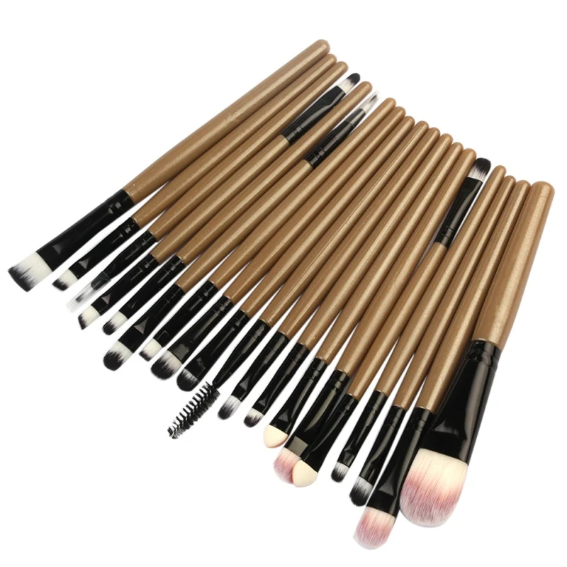 

20 Pcs Professional Makeup Brushes Kits Eyeshadow Blush Lips Make Up Brush Set Cosmetics Tools New Arrival