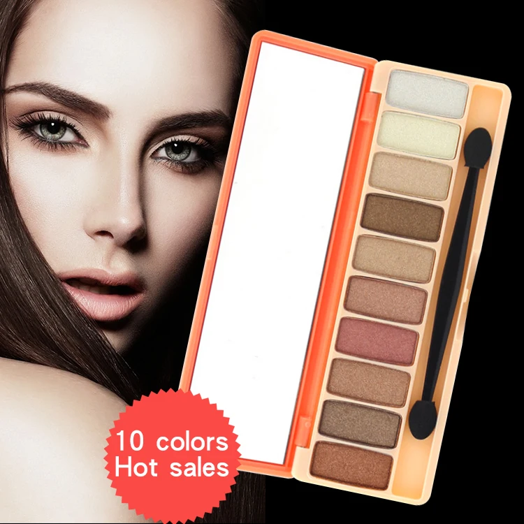 Profesional 10colors Natural Fashion Shimmer Matte Eyeshadow Palette Makeup Professional Make Up