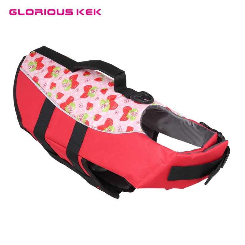 GLORIOUS KEK Dog Life Vests for Swimming Pet Safety Swimsuit Floatation